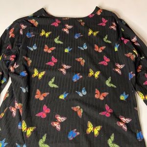 butterfly long sleeve shirt